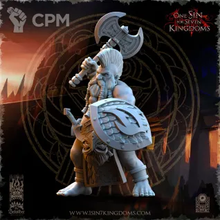 Описание картинки Slayers of Molten Core with Axe and Shield от Naggaroth Night по цене 250руб | Свободный Рынок Миниатюр - СРМ