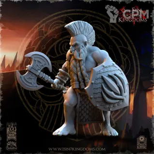 Описание картинки Slayers of Molten Core with Axe and Shield от Naggaroth Night по цене 250руб | Свободный Рынок Миниатюр - СРМ