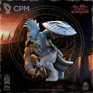 Описание картинки Slayers of Molten Core with Axe and Shield от Naggaroth Night по цене 250руб | Свободный Рынок Миниатюр - СРМ