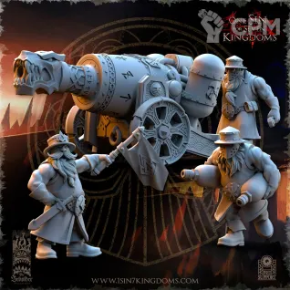 Описание картинки Flamebreath Cannon от Naggaroth Night по цене 1 300руб | Свободный Рынок Миниатюр - СРМ