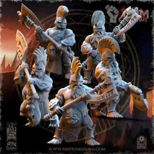 Описание картинки Cleavers of Molten Core от Naggaroth Night по цене 250руб | Свободный Рынок Миниатюр - СРМ