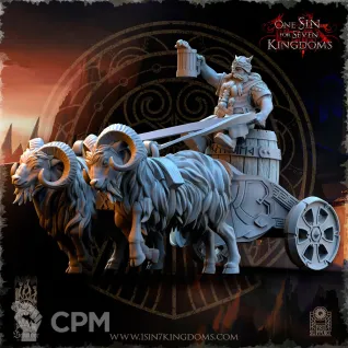 Описание картинки Oktobeard Fest Chariot от Naggaroth Night по цене 1 300руб | Свободный Рынок Миниатюр - СРМ