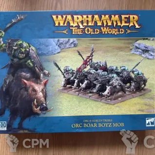 Описание картинки Orc Boar Boyz Mob от zurdo по цене 6 400руб | Свободный Рынок Миниатюр - СРМ