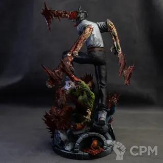 Описание картинки Denji Chainsaw Man от Dark Craft Hobby по цене 20 796руб | Свободный Рынок Миниатюр - СРМ
