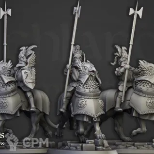 Описание картинки Knights of the Rising Sun от 3DPrintClub по цене 500руб | Свободный Рынок Миниатюр - СРМ