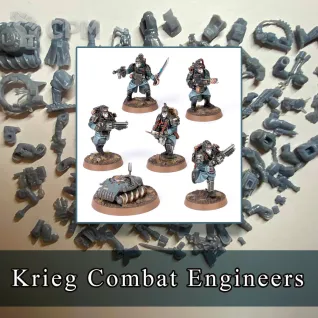 Описание картинки Krieg Combat Engineers от SaJRa по цене 700руб | Свободный Рынок Миниатюр - СРМ