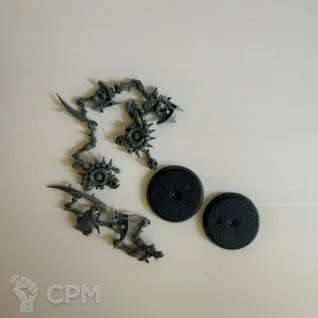 Описание картинки Necron Cryptothrall, оригинал от fuseddisplay по цене 900руб | Свободный Рынок Миниатюр - СРМ