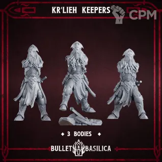 Описание картинки Kr'lieh Keepers Squad от Manufactorum76 по цене 250руб | Свободный Рынок Миниатюр - СРМ