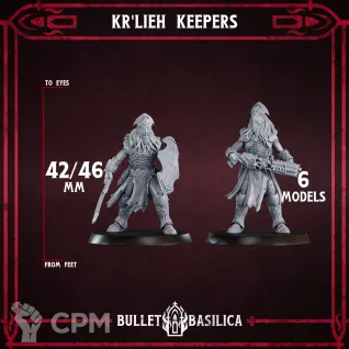 Описание картинки Kr'lieh Keepers Squad от Manufactorum76 по цене 250руб | Свободный Рынок Миниатюр - СРМ