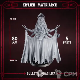 Описание картинки Kr'lieh Matriarch от Manufactorum76 по цене 1 000руб | Свободный Рынок Миниатюр - СРМ