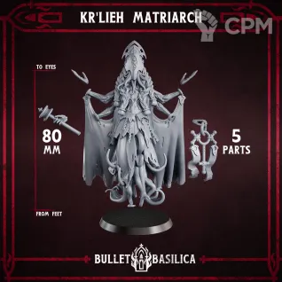 Описание картинки Kr'lieh Matriarch от Manufactorum76 по цене 1 000руб | Свободный Рынок Миниатюр - СРМ
