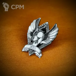 Описание картинки Значок XIX - Raven Guard (Гвардия ворона) цветной от Game&Reality Studio по цене 800руб | Свободный Рынок Миниатюр - СРМ
