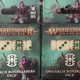 Описание картинки AGE OF SIGMAR: Ossiarch Bonereapers DICE от Магазин Хобби по цене 2 800руб | Свободный Рынок Миниатюр - СРМ