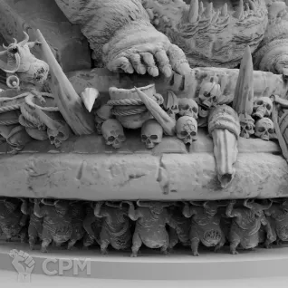 Описание картинки Ku'gath Plaguefather/Great Unclean One от Studio Cockatoo по цене 5 312руб | Свободный Рынок Миниатюр - СРМ