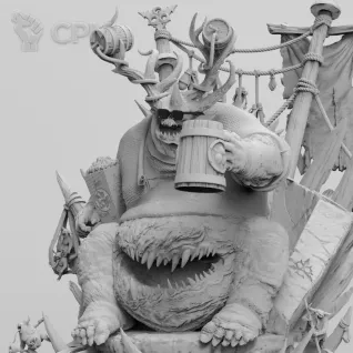 Описание картинки Party Great Unclean One от Studio Cockatoo по цене 5 312руб | Свободный Рынок Миниатюр - СРМ