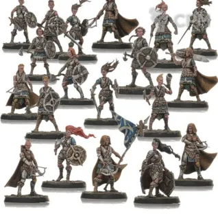 Описание картинки NA-424   Shieldmaiden Infantry/Rangers от Base 28 по цене 4 041руб | Свободный Рынок Миниатюр - СРМ