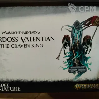 Описание картинки Nighthaunt: Kurdoss Valentian, The Craven King от Donimo по цене 4 700руб | Свободный Рынок Миниатюр - СРМ