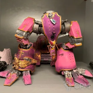 Описание картинки Warhound Titan - Вархаунд Титан от Overking по цене 10 000руб | Свободный Рынок Миниатюр - СРМ