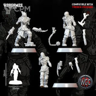 Описание картинки Brinebound Husk-Tithe от PocketSized Prints по цене 750руб | Свободный Рынок Миниатюр - СРМ