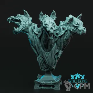 Описание картинки Bust - Cerberus, Underworld Guardian от ADEPT M&P по цене 2 000руб | Свободный Рынок Миниатюр - СРМ