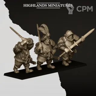 Описание картинки OGRES WITH ZWEIHANDER от Wardog Workshop по цене 1 200руб | Свободный Рынок Миниатюр - СРМ