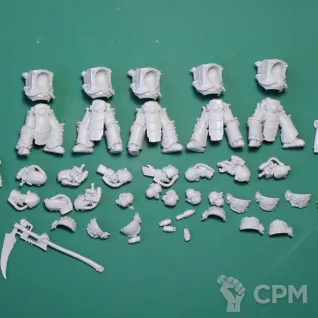 Описание картинки Death Guard Deathshroud Terminators от Plants vs Zombies по цене 1 520руб | Свободный Рынок Миниатюр - СРМ