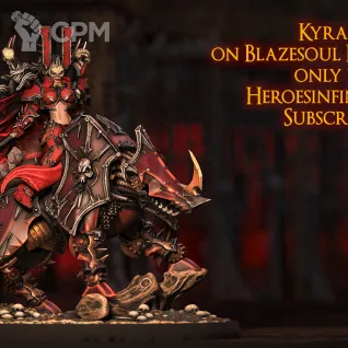 Описание картинки Kyrasha on Blazesoul Bronzebeast от Troster по цене 800руб | Свободный Рынок Миниатюр - СРМ