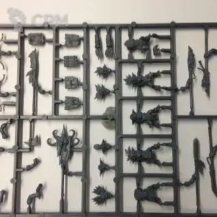 Описание картинки G-05  Forest Goblin Infantry (hard-plastic) от Base 28 по цене 3 036руб | Свободный Рынок Миниатюр - СРМ