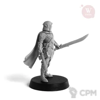 Описание картинки Миниатюра Warrior Elf от Артель W по цене 563руб | Свободный Рынок Миниатюр - СРМ