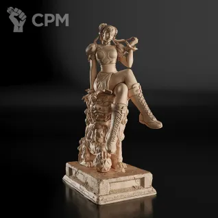 Описание картинки Chun Li Фигурка (Street Fighter) от GAS3TXD  по цене 3 600руб | Свободный Рынок Миниатюр - СРМ