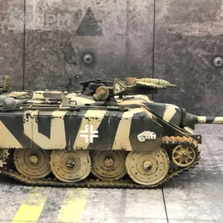 Описание картинки E-10 Flammhetzer Dust 1947 от Munin по цене 3 000руб | Свободный Рынок Миниатюр - СРМ