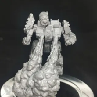 Описание картинки Thunderbolt TDR-5SE (65 тонн) от Dwarf Pirate Foundry по цене 450руб | Свободный Рынок Миниатюр - СРМ