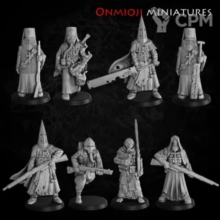 Описание картинки Trench Pilgrims, из набора Mercenaries от Unnamable_shop по цене 250руб | Свободный Рынок Миниатюр - СРМ