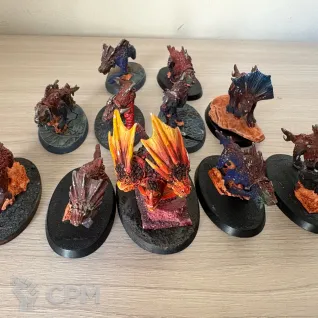 Описание картинки Karanak + flesh hounds от jasker по цене 6 000руб | Свободный Рынок Миниатюр - СРМ