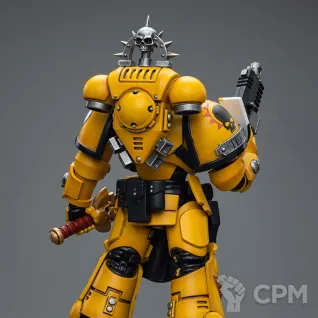 Описание картинки Imperial Fists Lieutenant with Power Sword от Строго по-Имперски по цене 4 320руб | Свободный Рынок Миниатюр - СРМ