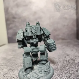 Описание картинки Contemptor Dreadnought Dark Angels от 3Д-Печка по цене 993руб | Свободный Рынок Миниатюр - СРМ