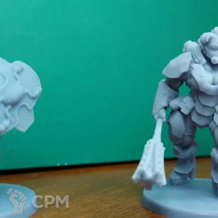 Описание картинки Булгрины / bullgryns / Warhammer 40000 от Лавка Приключенца по цене 549руб | Свободный Рынок Миниатюр - СРМ