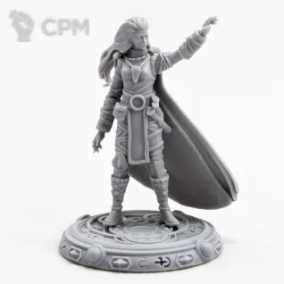Описание картинки Female Wizard 28mm от Fantasy Minis по цене 550руб | Свободный Рынок Миниатюр - СРМ