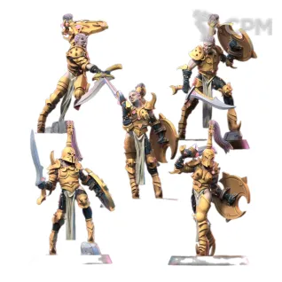 Описание картинки Hedonites of Slaanesh - Myrmidesh Painbringers x5 от 3Д печать миниатюр по цене 1 239руб | Свободный Рынок Миниатюр - СРМ