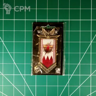 Описание картинки Legiones Astartes White Scars Chapter Banner Refrigerator Magnet I от Vault Boy по цене 1 698руб | Свободный Рынок Миниатюр - СРМ