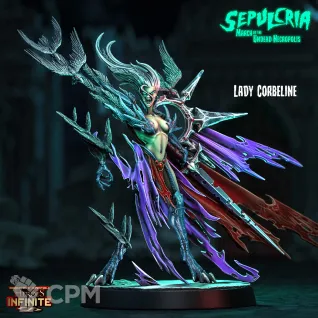 Описание картинки Lady Corbeline от Brutality по цене 480руб | Свободный Рынок Миниатюр - СРМ