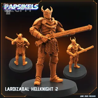 Описание картинки LARDIZABAL HELL KNIGHTS от Manufactorum76 по цене 625руб | Свободный Рынок Миниатюр - СРМ