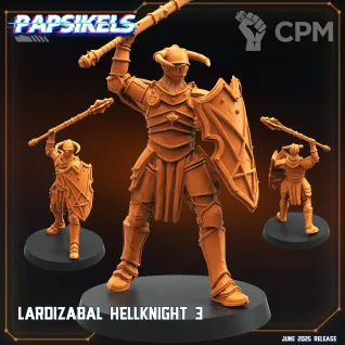 Описание картинки LARDIZABAL HELL KNIGHTS от Manufactorum76 по цене 625руб | Свободный Рынок Миниатюр - СРМ