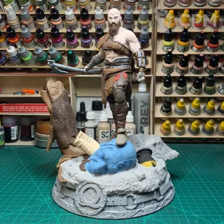 Описание картинки Кратос от Aletice по цене 2 000руб | Свободный Рынок Миниатюр - СРМ