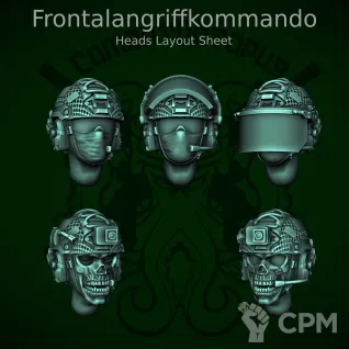 Описание картинки Frontalangriffkommando от Manufactorum76 по цене 320руб | Свободный Рынок Миниатюр - СРМ