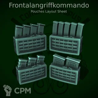 Описание картинки Frontalangriffkommando от Manufactorum76 по цене 320руб | Свободный Рынок Миниатюр - СРМ