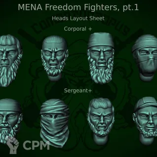 Описание картинки MENA Freedom Fighters от Manufactorum76 по цене 600руб | Свободный Рынок Миниатюр - СРМ