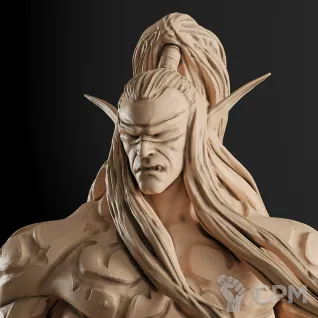 Описание картинки Illidan Demon Hunter Фигурка (World of Warcraft) от GAS3TXD  по цене 3 900руб | Свободный Рынок Миниатюр - СРМ