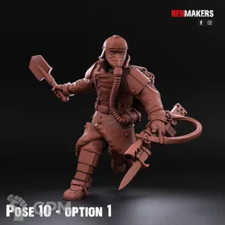 Описание картинки Veteran Guard Kill Team от AxeL's Forge по цене 150руб | Свободный Рынок Миниатюр - СРМ