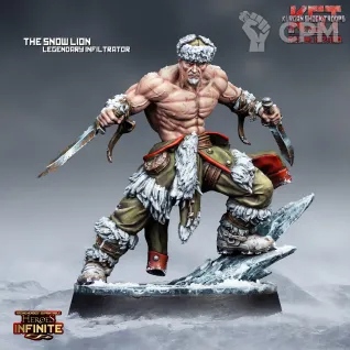 Описание картинки The Snow Lion Legendary Infiltrator от PocketSized Prints по цене 220руб | Свободный Рынок Миниатюр - СРМ